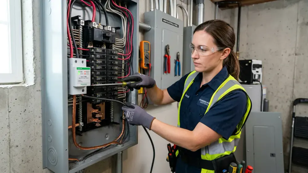 Emergency electrician providing partial power loss & surge troubleshooting near me